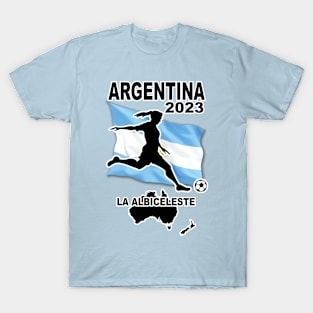 Argentinian Womens World Cup Football Soccer Team 2023 T-Shirt